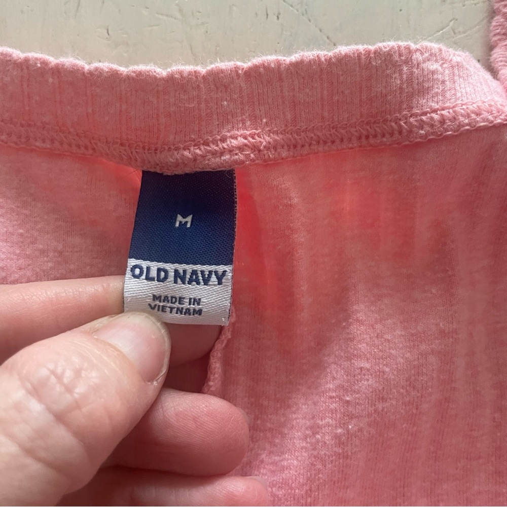 Old Navy Ribbed Tank Jumper Hopeful Pink Size Medium - Picture 5 of 5
